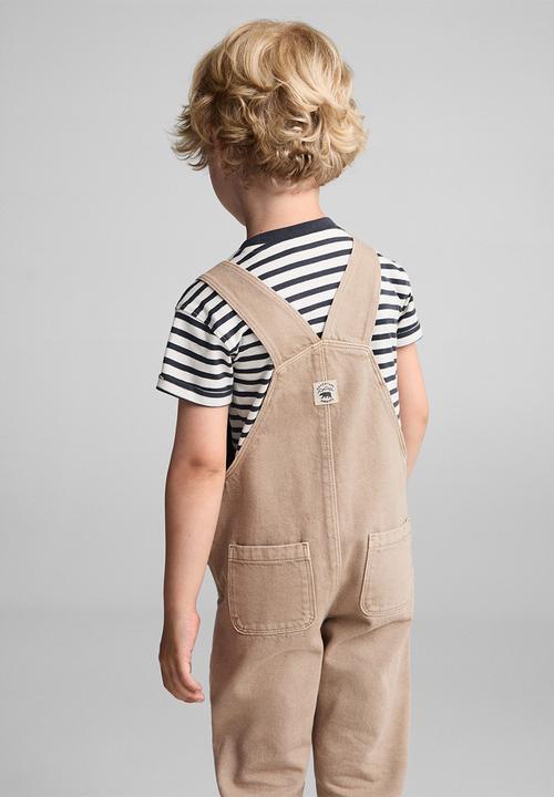 MANGO - Dungarees delos - medium brown