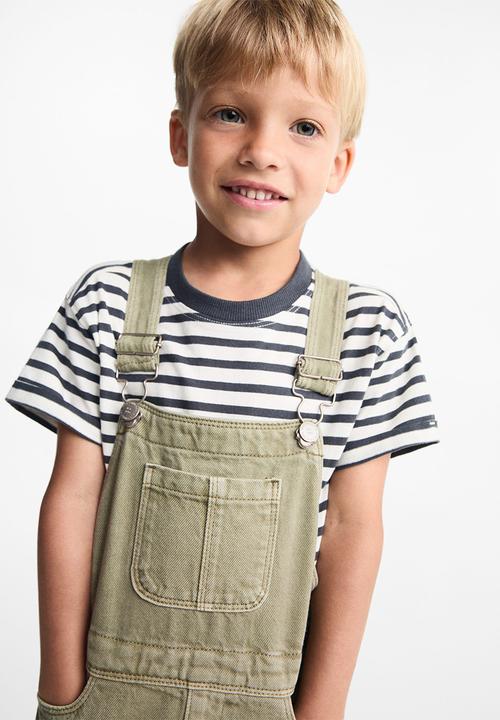 MANGO - Dungarees delos - beige/khaki