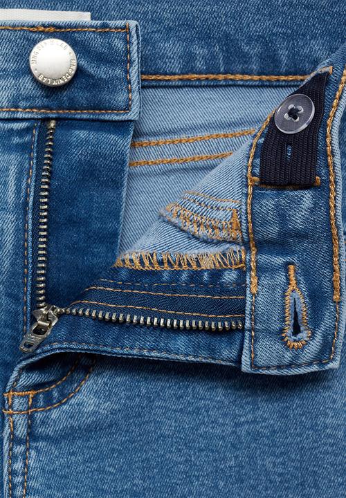 MANGO - Jeans trumpet7 - open blue