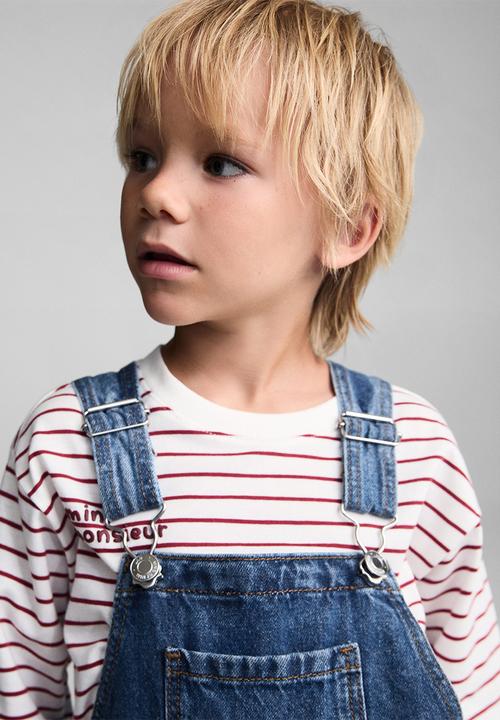 MANGO - Dungarees lucas - open blue