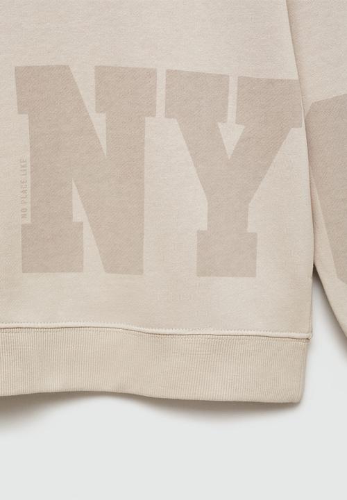 MANGO - Sweatshirt place - light/pastel brown