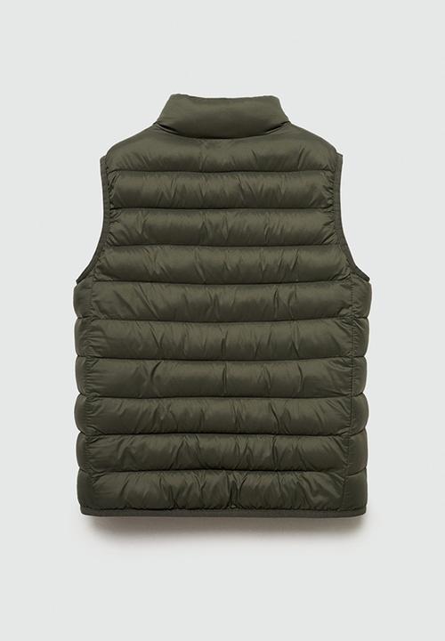 MANGO - Waistcoat alvaro - beige/khaki