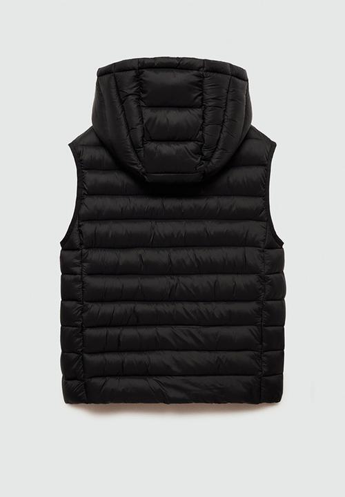 MANGO - Waistcoat unicov7 - black