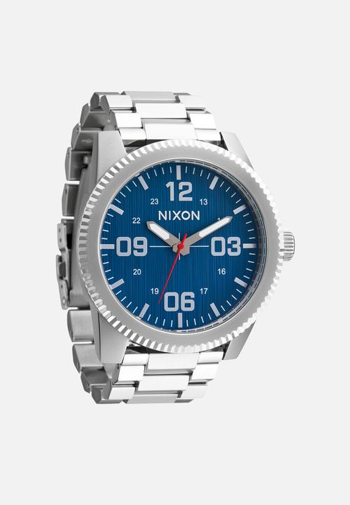 Nixon - Corporal stainless steel - silver & indigo