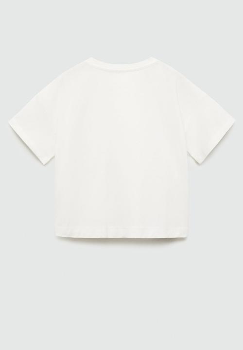 MANGO - T-shirt jimmy - natural