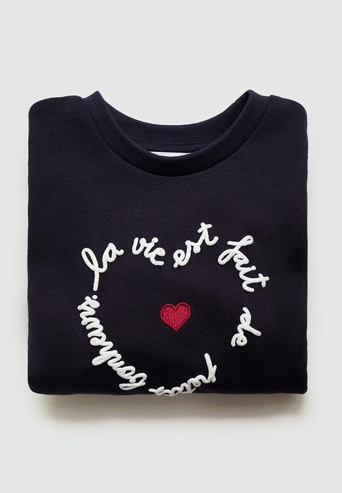 MANGO - Sweatshirt lavie - navy