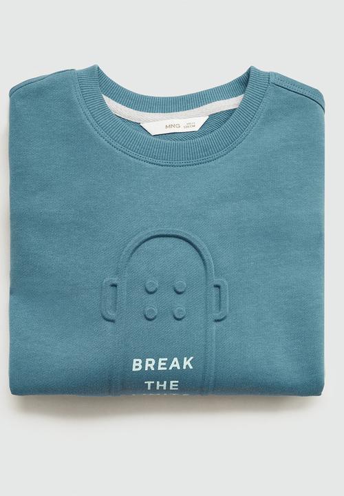 MANGO - Sweatshirt break - dark blue