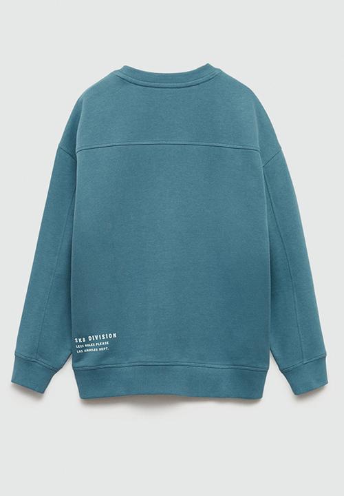 MANGO - Sweatshirt break - dark blue