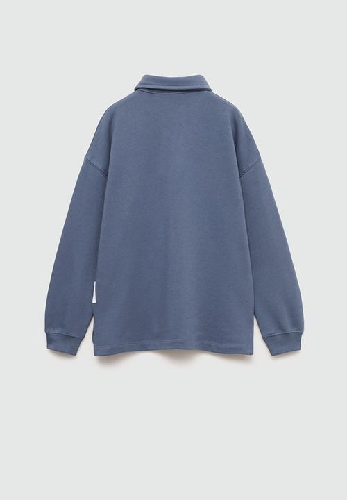 MANGO - Sweatshirt poloswt - medium blue