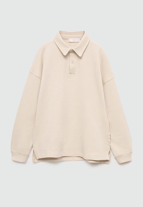 MANGO - Sweatshirt poloswt - light pastel brown
