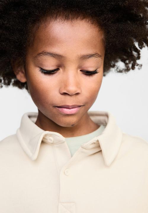 MANGO - Sweatshirt poloswt - light pastel brown