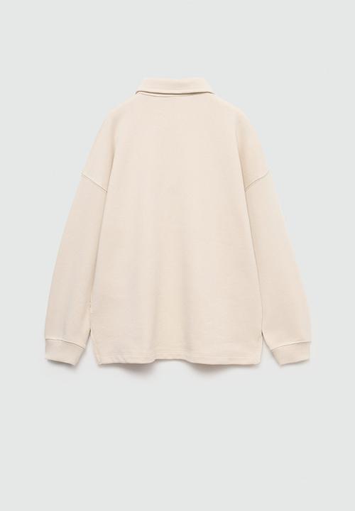 MANGO - Sweatshirt poloswt - light pastel brown