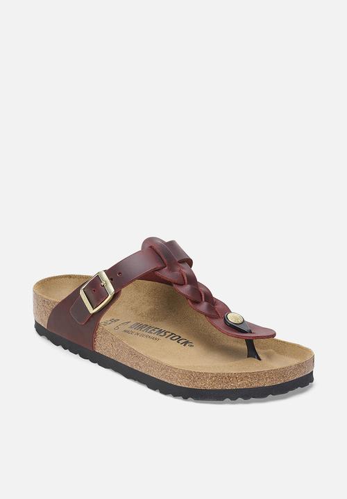 Birkenstock - Gizeh leather regualr - zinfadel