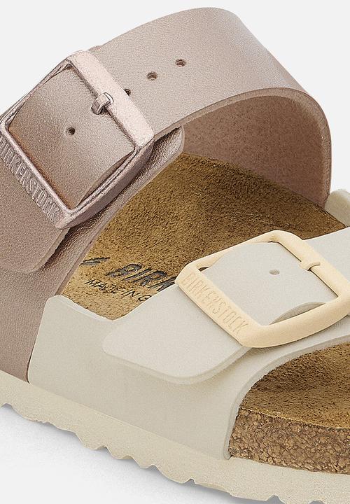Birkenstock - Arizona split narrow - eggshell/metallic copper