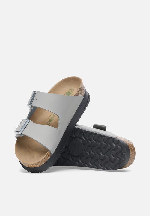 Birkenstock - Arizona platoform vegan narrow - stone coin