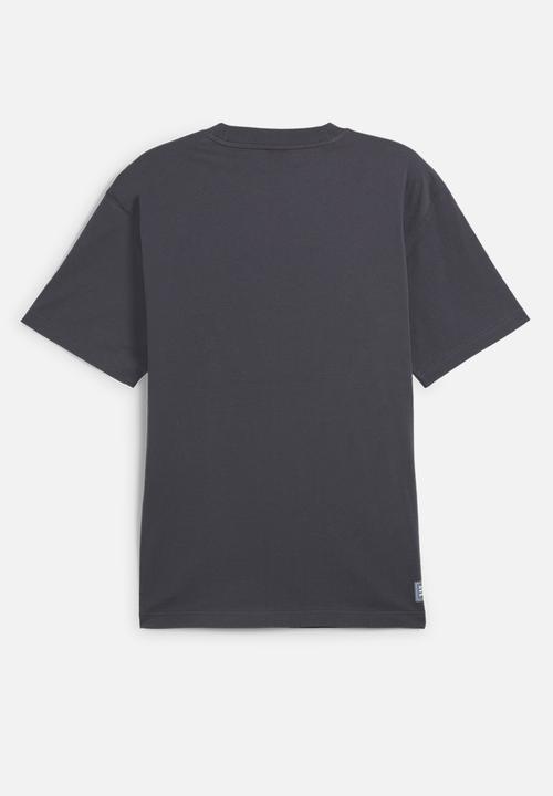 PUMA - Club de Course Graphic Tee - Galactic Grey