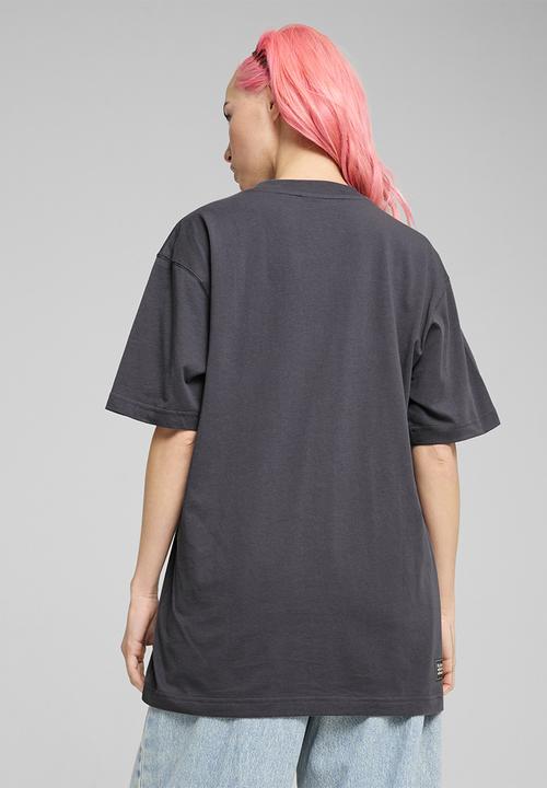 PUMA - Club de Course Graphic Tee - Galactic Grey