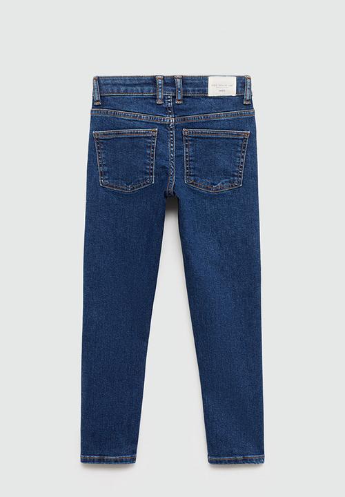 MANGO - Jeans slim - open blue