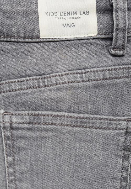 MANGO - Jeans slim - open gray