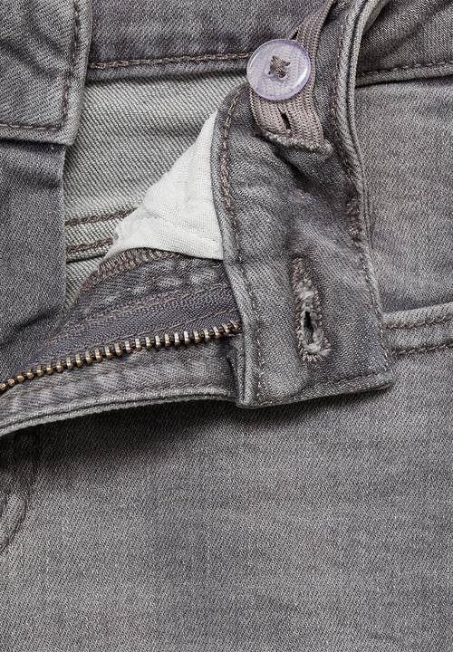 MANGO - Jeans slim - open gray