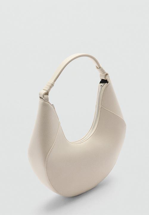 MANGO - Shoulder bag lolo - natural