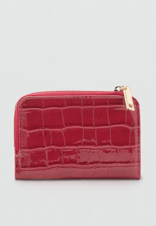 MANGO - Wallet butter - red