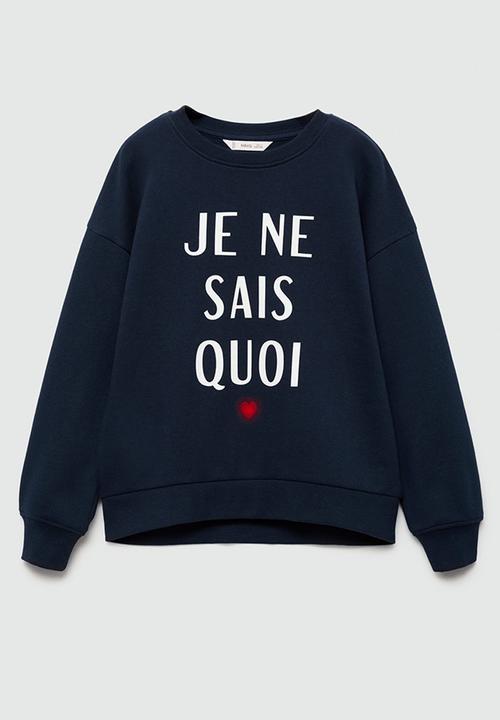 MANGO - Sweatshirt dublini - navy
