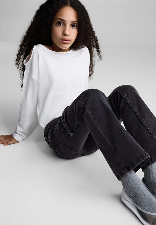 MANGO - Jeans cargo7 - charcoal