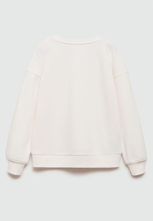 MANGO - Sweatshirt dublini - natural