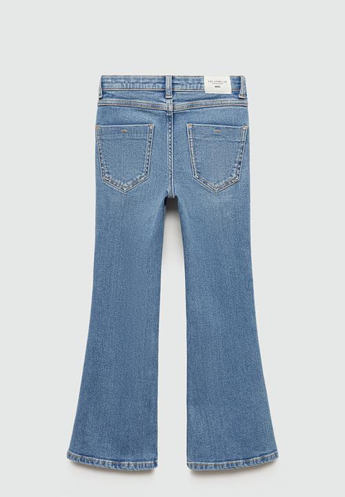 MANGO - Jeans flare7 - open blue