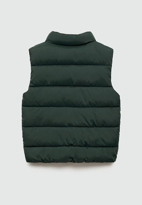 MANGO - Waistcoat luis - dark green