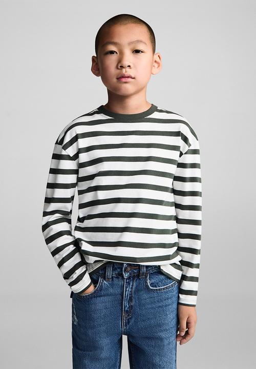 MANGO - Jeans dad - open blue