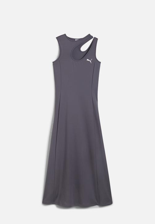 PUMA - Dare To Gym2K Maxi Dress - Galactic Gray