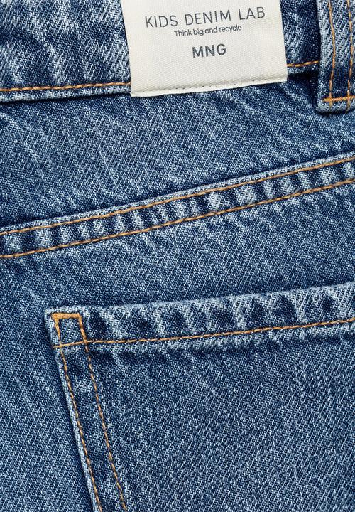 MANGO - Jeans wide7 - open blue
