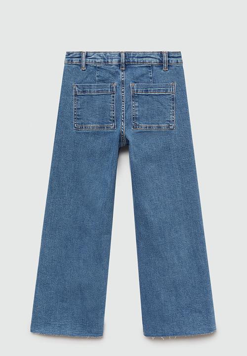 MANGO - Jeans seamless - open blue