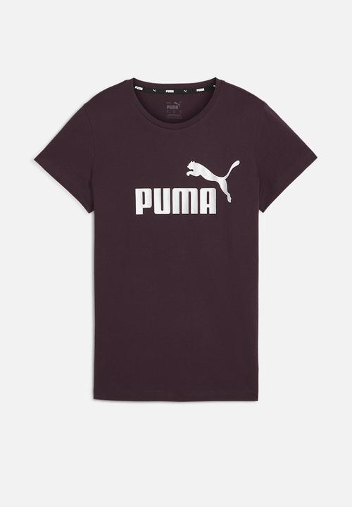 PUMA - Plus Ess+ Metallic Logo Tee - Midnight Plum