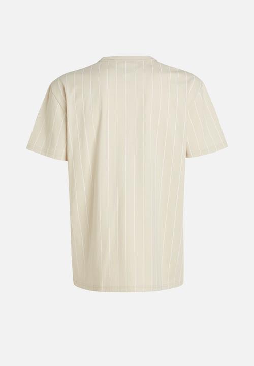 Tommy Hilfiger - Tjm reg vertical stripe tee ext - Newsprint
