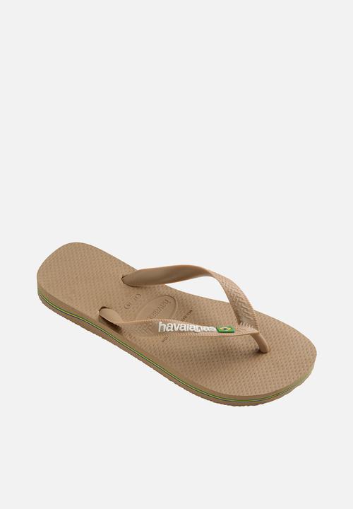 Havaianas - Brazil logo - rose gold