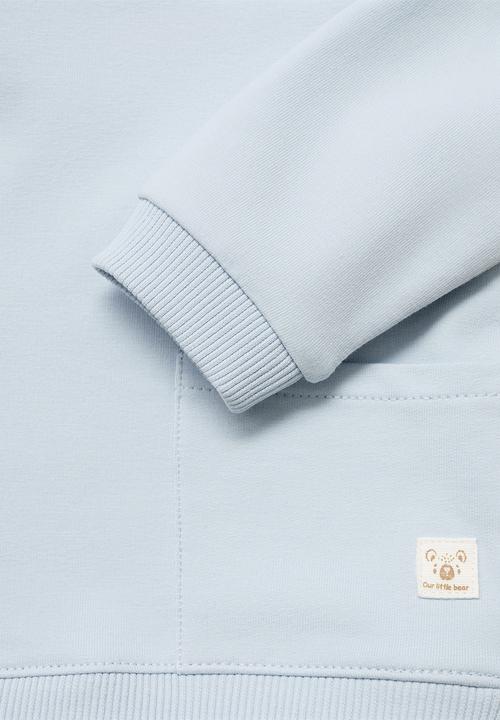 MANGO - Sweatshirt pockets - light/pastel blue