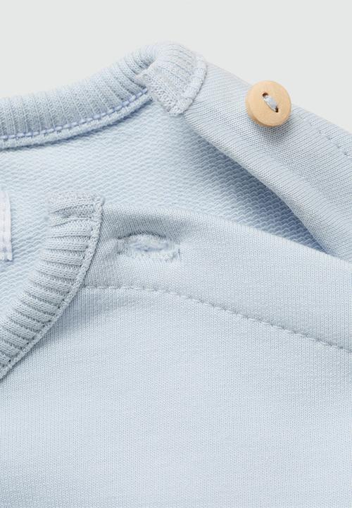 MANGO - Sweatshirt pockets - light/pastel blue