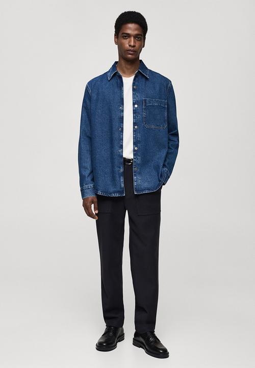 MANGO - Overshirtfresno - blue