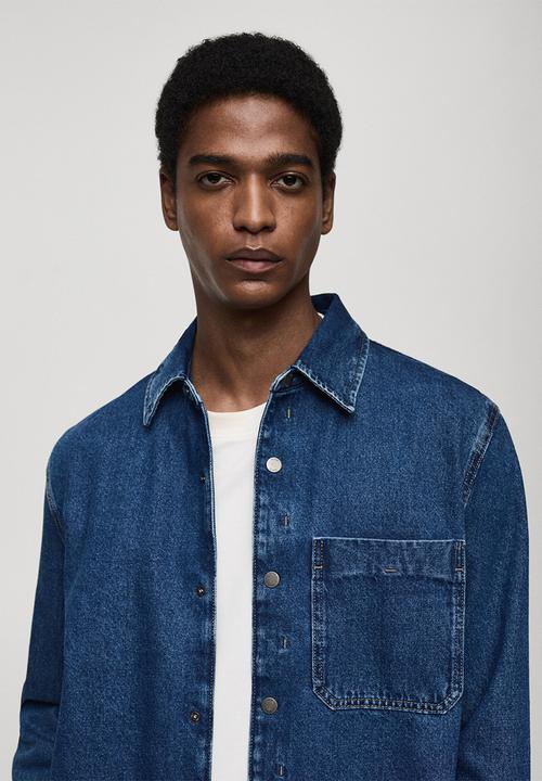 MANGO - Overshirtfresno - blue