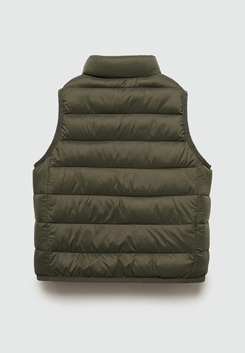 MANGO - Waistcoat alvarito - beige/khaki