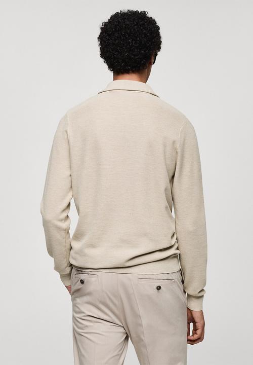 MANGO - Sweatertenp - sand
