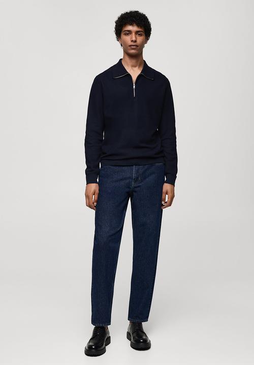 MANGO - Sweatertenp - navy