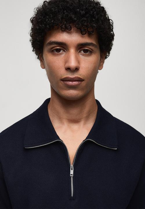MANGO - Sweatertenp - navy