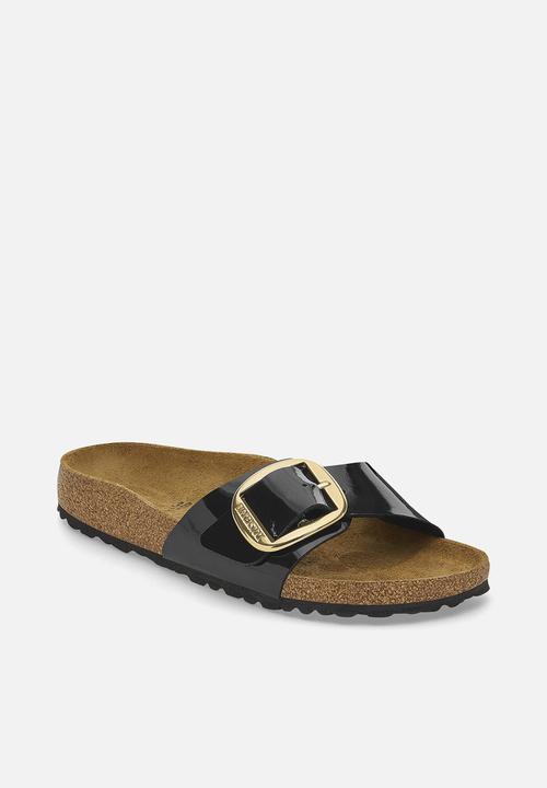 Birkenstock - Madrid big buckle narrow - patent black gold