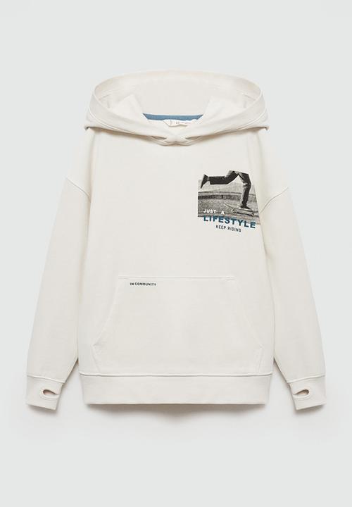 MANGO - Sweatshirt just - light/pastel brown