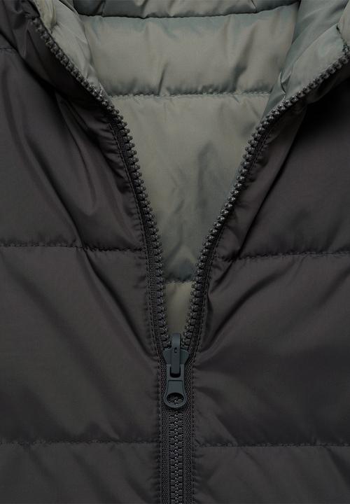 MANGO - Waistcoat mario - charcoal
