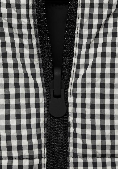 MANGO - Waistcoat vichy - black